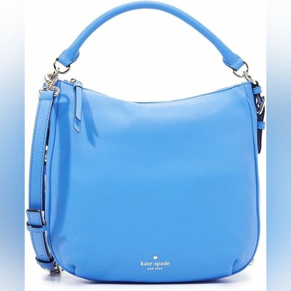 Kate Spade Blue Cobble Hill Small Ella Crossbody Tote Handbag Purse - Picture 1 of 13